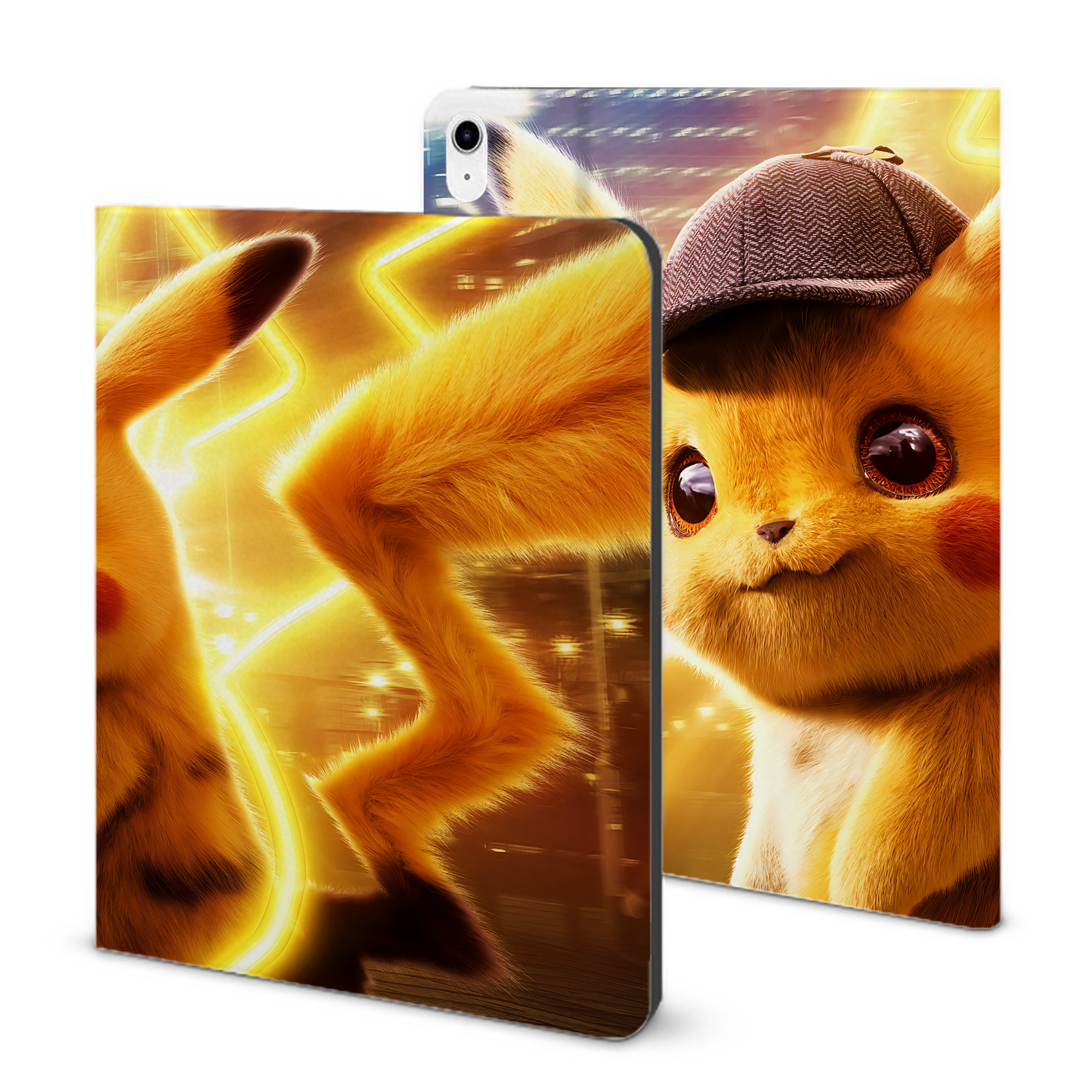 （画像用） ポケットモンスター Pokémon IPad ケース ブック型 PUレザー TPU 耐衝撃 軽量 薄型 ペン収納なし 全面保護 IPad 各モデル対応